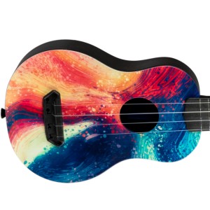 Flight UTS-40 SWIRL Ultra Travel Series Soprano Ukulele with Bag